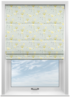 Bergen, Grey - Twist&Fit Roman Blind
